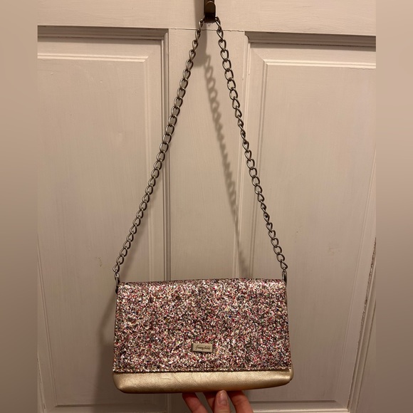 Grace Adele Handbags - Grace Adele sparkle clutch with removable chain strap!